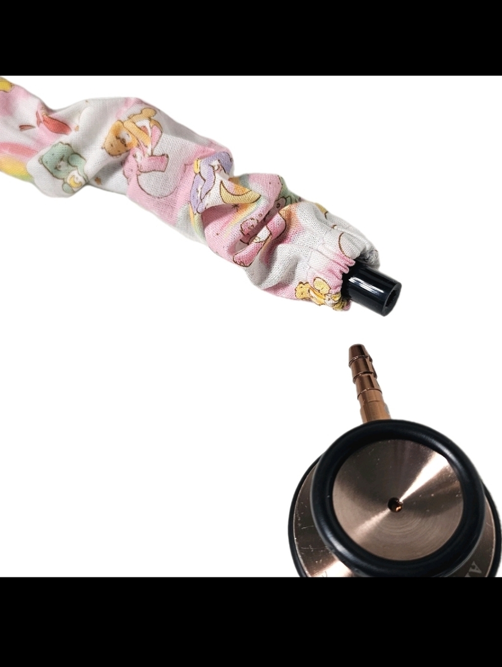 Colorful Light Pastel Pink Care Bears Stethoscope Washable Sleeve Cover - Picture 5 of 10